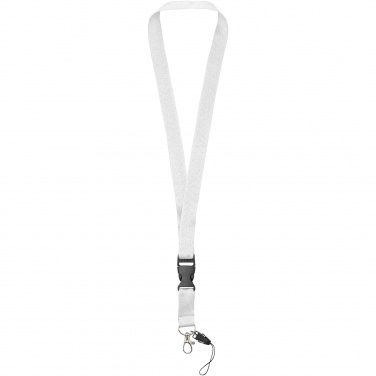 Logotrade Werbeartikel das Foto: Sagan Lanyard mit abnehmbarer Schnalle und Handyband