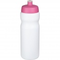 Baseline® Plus 650 ml Sportflasche, Weiß / Rosa