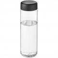 H2O Active® Vibe 850 ml Sportflasche mit Drehdeckel, Transparent / Tiefschwarz