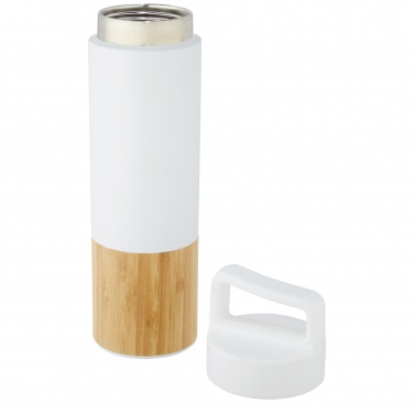 Logotrade Firmengeschenke das Foto: Torne 540 ml Kupfer-Vakuum Isolierflasche mit Bambus Außenwand