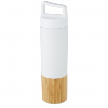 Logotrade Firmengeschenke das Foto: Torne 540 ml Kupfer-Vakuum Isolierflasche mit Bambus Außenwand