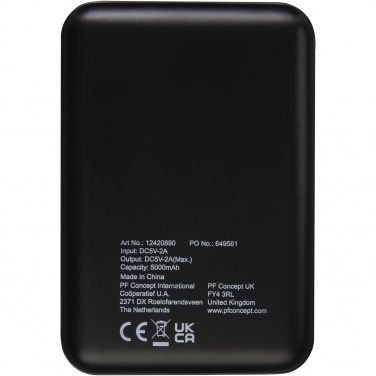Logotrade werbemittel das Foto: Gleam 5000 mAh ultraflache, Leuchtlogo Powerbank