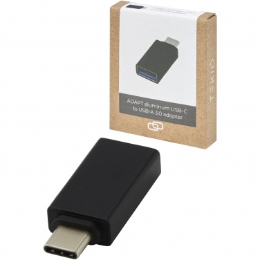 Logotrade Geschäftsgeschenke das Foto: ADAPT USB C auf USB A 3.0 Adapter aus Aluminium