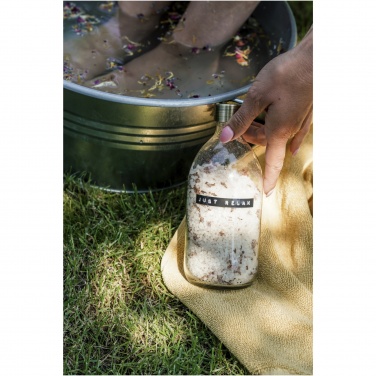 Logotrade Geschäftsgeschenke das Foto: Wellmark Just Relax Badesalz mit Rosenduft, 500 ml