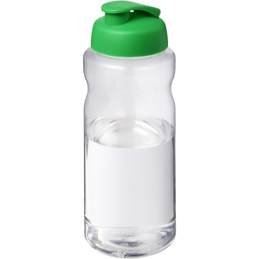 Logotrade Geschäftsgeschenke das Foto: H2O Active® Big Base 1L Sportflasche mit Klappdeckel 