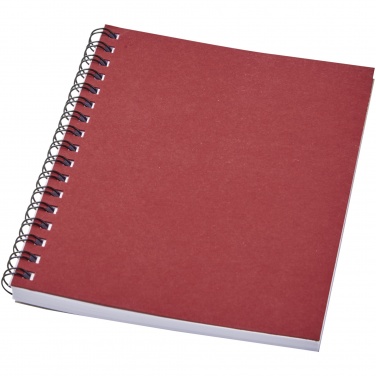 Logotrade Firmengeschenke das Foto: Desk-Mate® A6 farbiges Notizbuch mit Spiralbindung