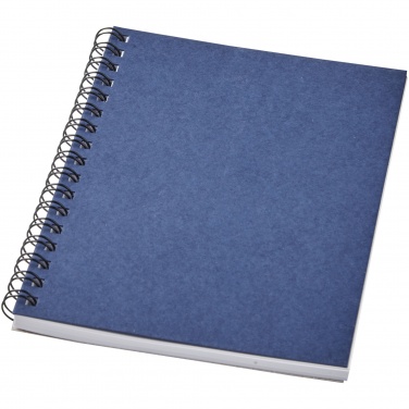 Logotrade Geschäftsgeschenke das Foto: Desk-Mate® A6 farbiges Notizbuch mit Spiralbindung
