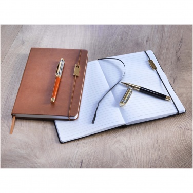 Logotrade Firmengeschenke das Foto: Legato A5 Notizbuch und Tintenroller Set