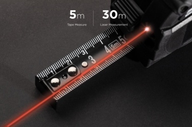 Logotrade Werbeartikel das Foto: Gear X 5m Maßband mit 30m Laser