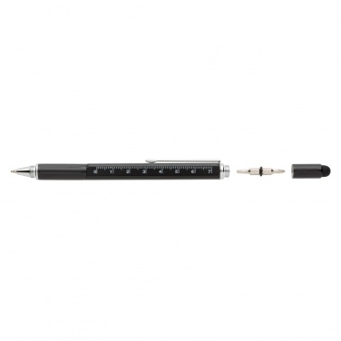 Logotrade Firmengeschenke das Foto: 5-in-1 Aluminium Tool-Stift