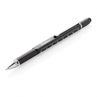 Logotrade Werbeartikel das Foto: 5-in-1 Aluminium Tool-Stift