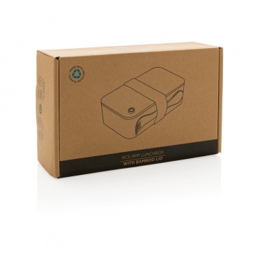 Logotrade Logogeschenke das Foto: RCS RPP Lunchbox mit Bambusdeckel