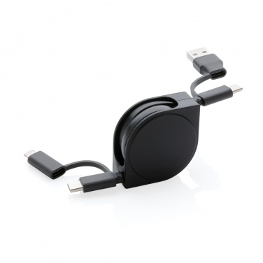 Logotrade werbemittel das Foto: 6-in-1 Kabel aus TPE und RCS Standard recyceltem Kunststoff