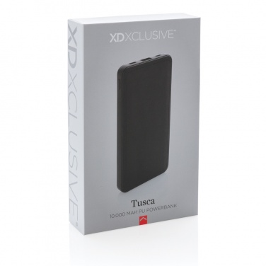 Logotrade Werbegeschenke das Foto: Tusca 10.000 mAh PU Powerbank