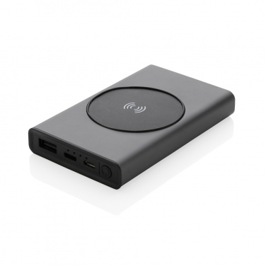 Logotrade Werbegeschenke das Foto: Terra 5000mAh Powerbank  aus RCS Aluminium, 5W Wireless