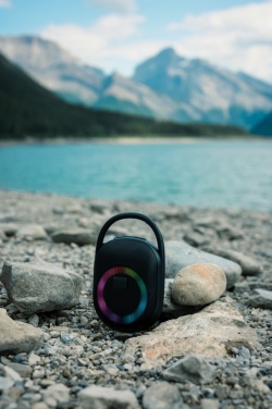 Logotrade werbemittel das Foto: Lightboom 5W Clip-Lautsprecher aus RCS recyceltem Kunststoff