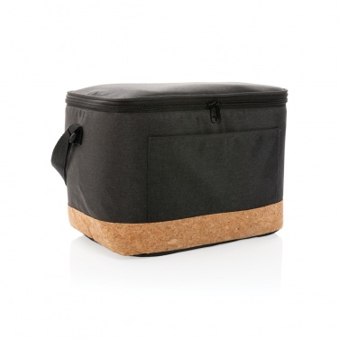 Logotrade Werbegeschenke das Foto: Impact AWARE™ XL RPET Two-Tone Kühltasche mit Korkdetail