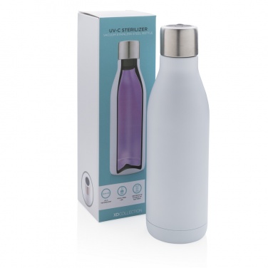 Logotrade Firmengeschenke das Foto: Vakuum Stainless Steel Flasche mit UV-C Sterilisator