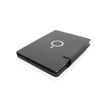 Logotrade Firmengeschenke das Foto: Artic magnetisches 10W Wireless Charging A4 Portfolio