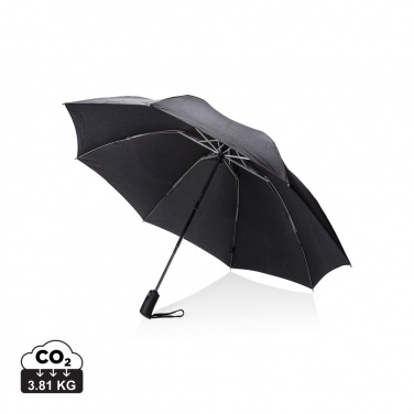 Logotrade Firmengeschenke das Foto: Swiss Peak AWARE™ 23" faltbarer umgekehrter Regenschirm
