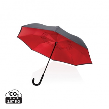 Logotrade Logogeschenke das Foto: 23" Impact AWARE™ RPET 190T umgekehrter Schirm