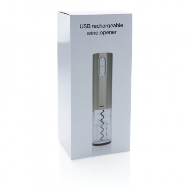 Logotrade Firmengeschenke das Foto: Elektronischer Weinöffner - USB aufladbar