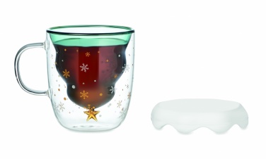 Logotrade Geschäftsgeschenke das Foto: Becher Borosilikatglas