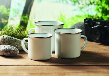 Logotrade werbemittel das Foto: Emaille-Becher Subli 200 ml