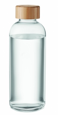 Logotrade Logogeschenke das Foto: Trinkflasche Glas 650ml