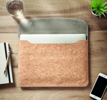 Logotrade Firmengeschenke das Foto: Laptoptasche Kork