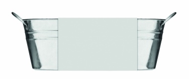 Logotrade werbemittel das Foto: Zink-Pflanzkübel