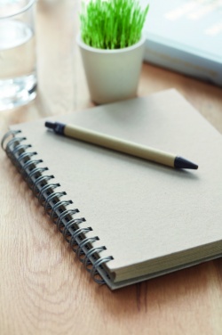 Logotrade Logogeschenke das Foto: DIN A5 Notizbuch Graspapier