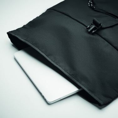 Logotrade werbemittel das Foto: Rolltop-Rucksack 600D RPET