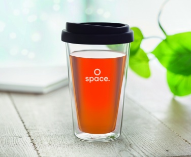 Logotrade Werbegeschenke das Foto: Borosilikat Trinkglas 350ml