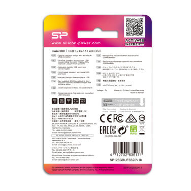 Logotrade Firmengeschenke das Foto: USB-Stick Silicon Power B20 USB 3.0