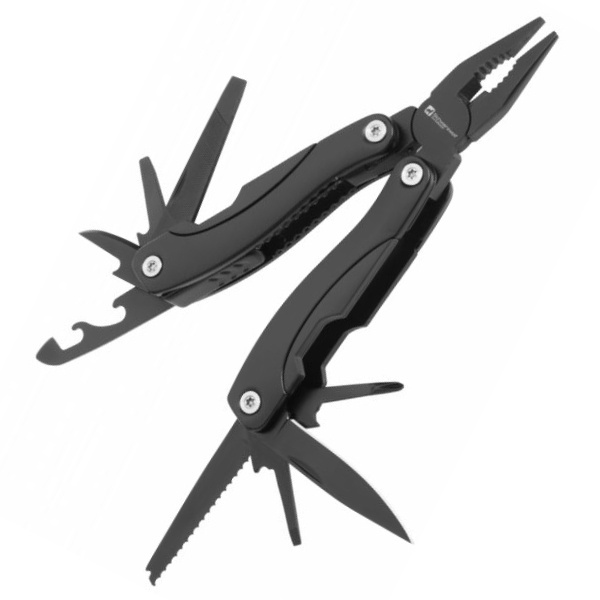Logotrade Geschäftsgeschenke das Foto: Multitool ARMADOR NEU Schwarz Schwarzwolf