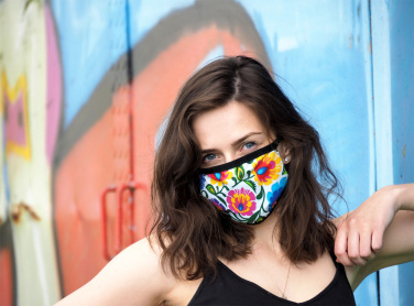 Logotrade Werbeartikel das Foto: MARS PRO Baumwollmaske (Größe M) mit Tasche und HEPA-Filter 1380165