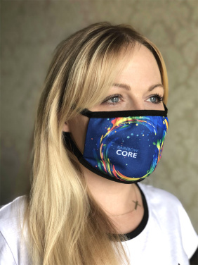 Logotrade Logogeschenke das Foto: MARS PRO Baumwollmaske (Größe M) mit Tasche und HEPA-Filter 1380165