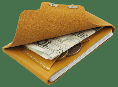 Logotrade werbemittel das Foto: Geldbörse 384131