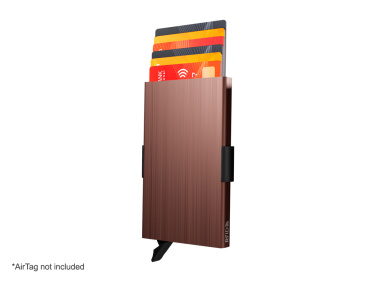 Logotrade Logogeschenke das Foto: RFID-Kreditkartenetui mit Halter für AirTag 2163155