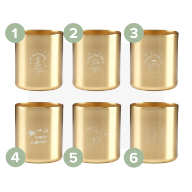 Logotrade Werbeartikel das Foto: Wooosh Duftkerze True Wood X-Mas