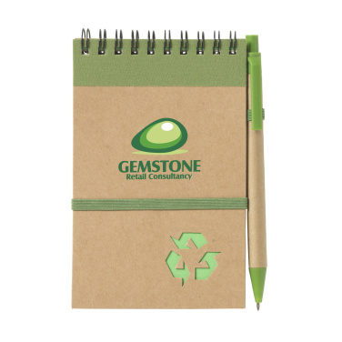 Logotrade Werbeartikel das Foto: RecycleNote-M Papiernotizbuch