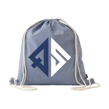 Logotrade Geschäftsgeschenke das Foto: GRS Recycled Cotton PromoBag (180 g/m²) Rucksack