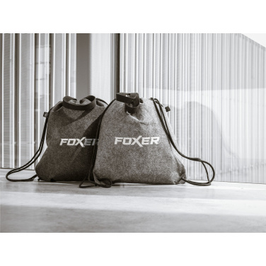 Logotrade werbemittel das Foto: GRS RPET Felt PromoBag Plus Rucksack