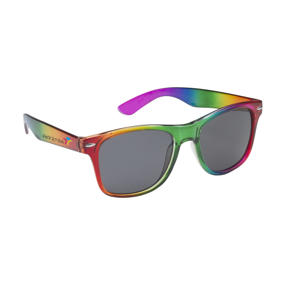 Logotrade Geschäftsgeschenke das Foto: Regenbogen-Sonnenbrille