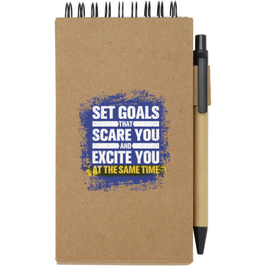 Logotrade Logogeschenke das Foto: Flipper Haftnotizblock mit Kugelschreiber (schwarze Mine)