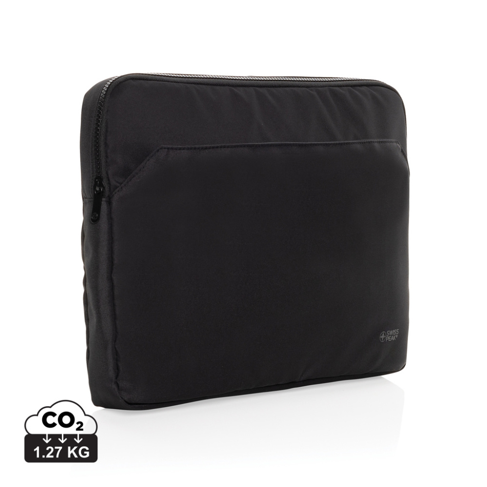 Logotrade Logogeschenke das Foto: Swiss Peak Aware™ RPET Essential 15.6" Laptop Sleeve