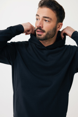 Logotrade Werbeartikel das Foto: Iqoniq Yengo Hoodie mit Seitentaschen aus rec. Baumwolle