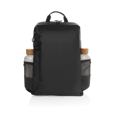 Logotrade Werbegeschenke das Foto: Lima Aware™ RPET wasserabweisender 15,6" Laptop-Rucksack