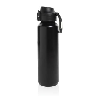 Logotrade werbemittel das Foto: Via RCS Re-Steel Sportflasche mit Verschluss, 600ml
